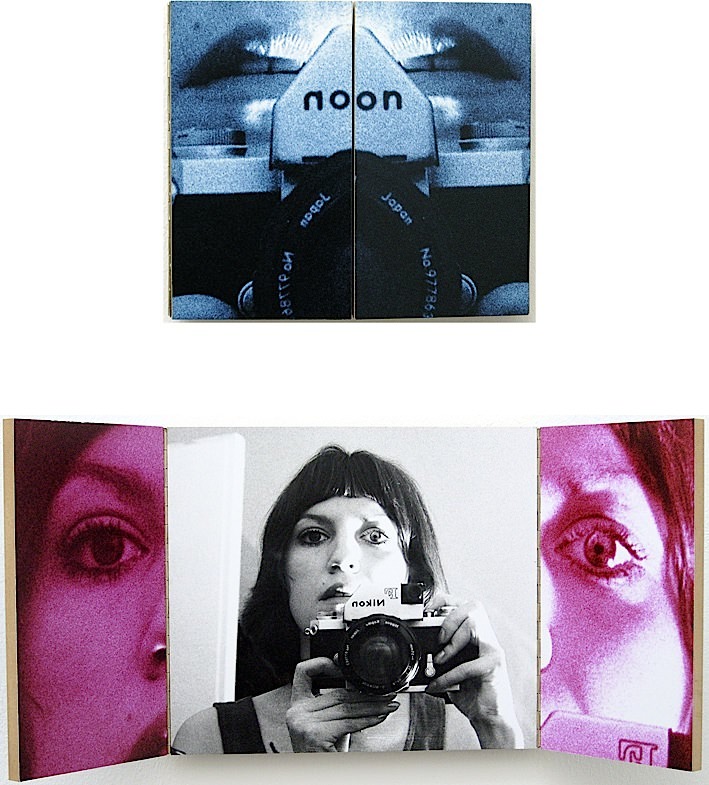 Selbstbildnis mit Nikon F im Spiegel